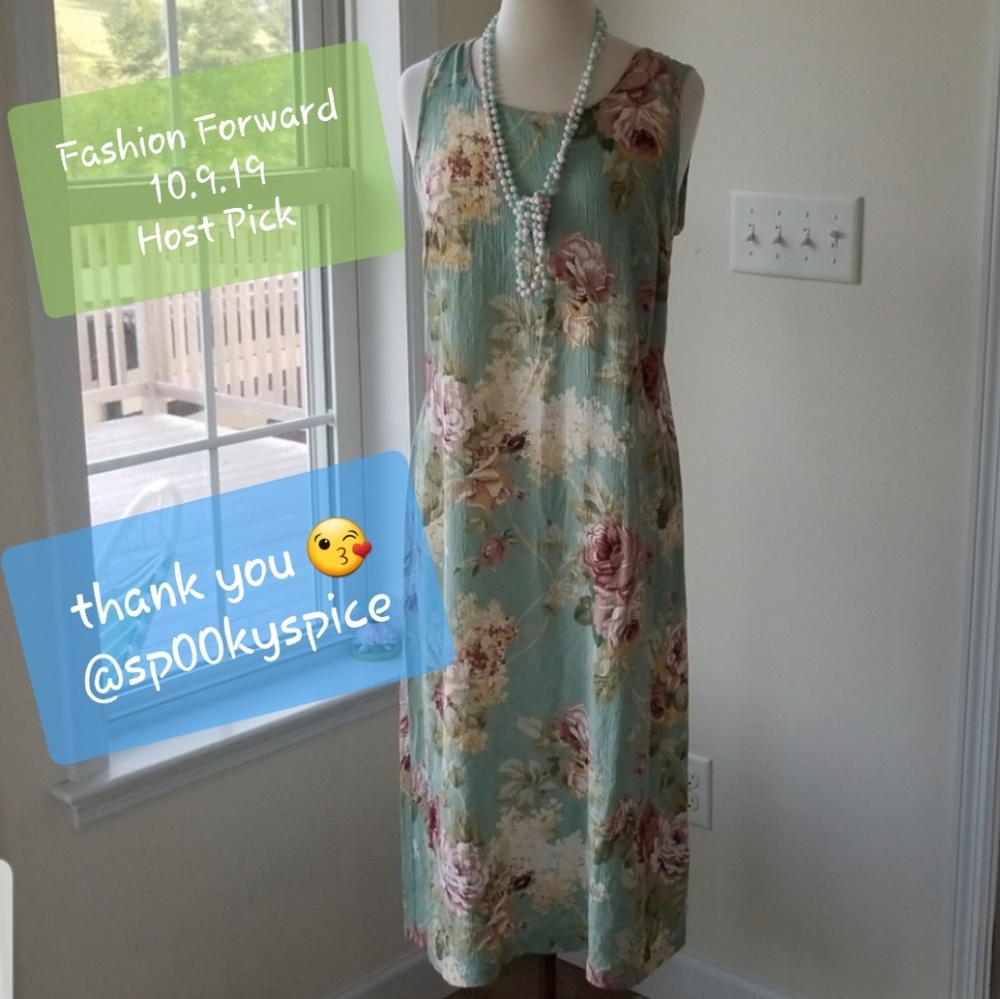 Dress Barn 💛Sleeveless Muu Muu Style Dress - Picture 3 of 8